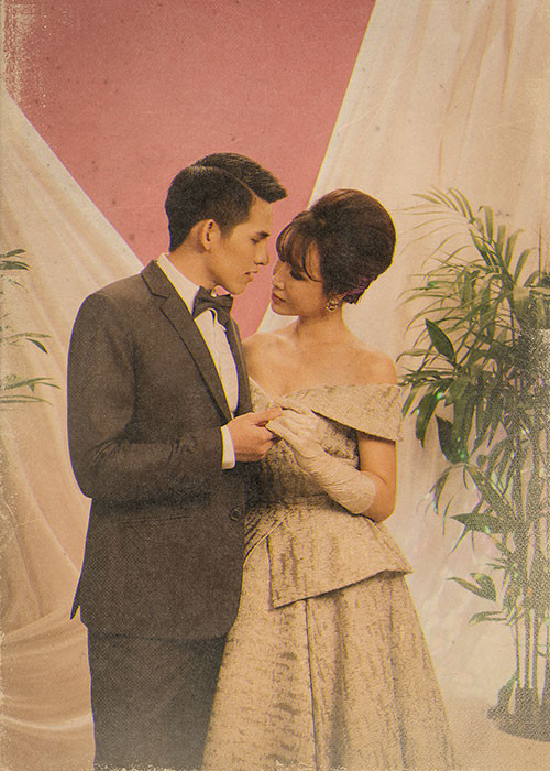 Quốc Thiên tiết lộ, cả Phương Linh, Uyên Linh đều rất thoải mái khi chụp những bức hình tình tứ cùng anh.