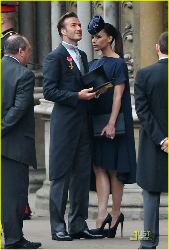 Tham dự trong dàn khách mời VIP nổi bật là vợ chồng David Beckham và Victoria.