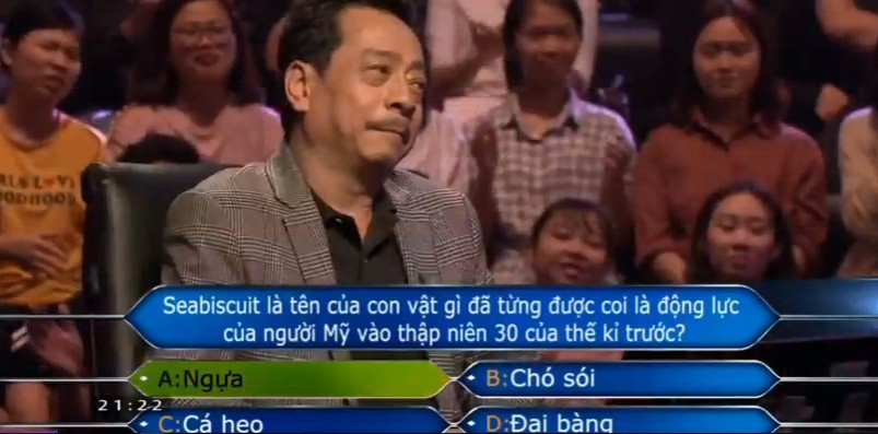 NSND Hoàng Dũng phải dừng bước tại câu số 13.