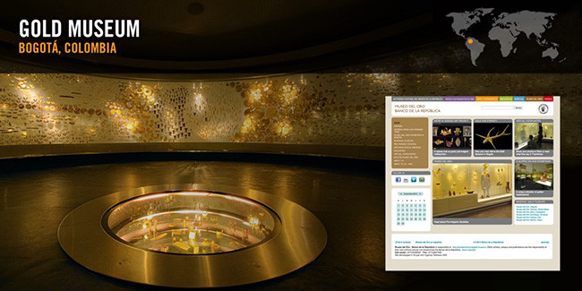 Bảo tàng vàng, Bogotá, Colombia: Một bộ sưu tập gồm hơn 55.000 tác phẩm lấp đầy tòa nhà của Banco de la Republica, nhiều trong số đó được chế tác từ kim loại quý, thiêng liêng cho nền văn hóa bản địa của Colombia.