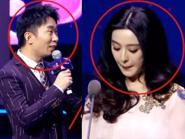 Phản ứng của Phạm Băng Băng khi MC Dương Địch hỏi câu hỏi kém duyên.