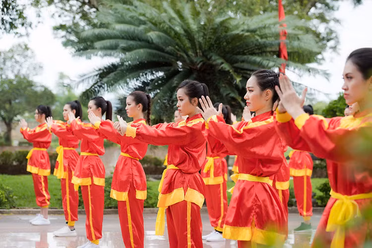 Tuy chỉ trong vài tiếng đồng hồ được luyện quyền và dạy vài thế võ cơ bản nhưng các thí sinh cũng có những trải nghiệm thú vị.