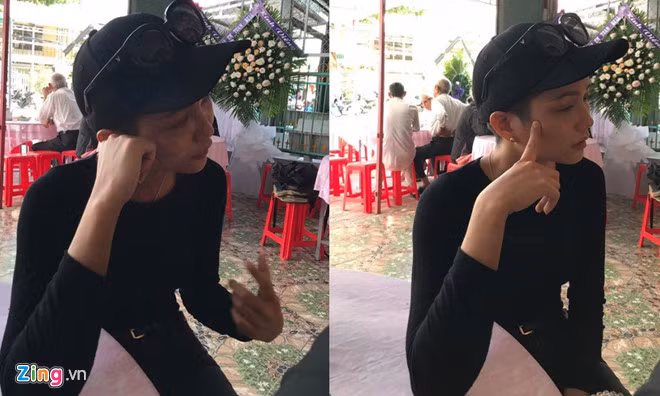 Hoa hậu Hoàn vũ Việt Nam 2017 H'Hen Niê khóc nức nở khi đến viếng người anh thân thiết. Mì Gói là stylist gắn bó với cô từ khi cô tham dự cuộc thi sắc đẹp.