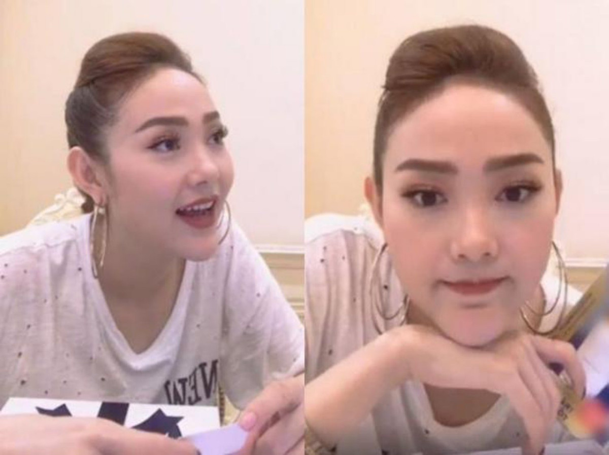 Gương mặt khác lạ của Minh Hằng với chiếc cằm dài, nhọn, gây mất cân đối từng gây xôn xao showbiz đầu tháng 4/2018.