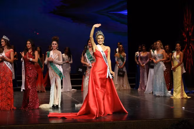 Soi quy mo cuoc thi nhan sac Thu Dung gianh giai a hau