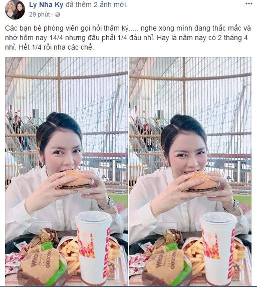 Lý Nhã Kỳ đáp trả trước thông tin bị bắt: "Hết 1/4 rồi nha các chế".