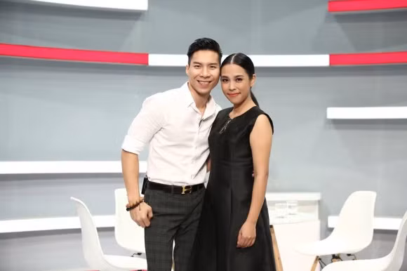 Vợ chồng Quốc Nghiệp.