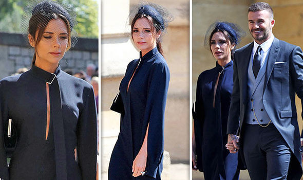 Victoria Beckham diện trang phục sang trọng và quý phái.