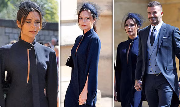 Victoria Beckham diện trang phục sang trọng và quý phái.