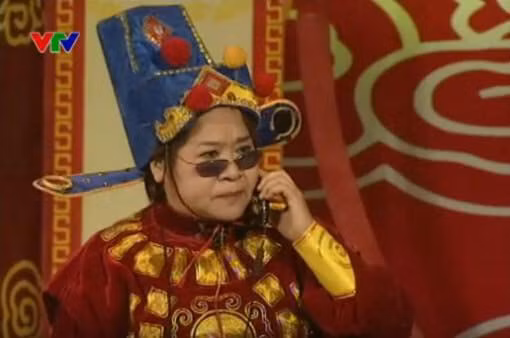 Nghệ sĩ Minh Vượng trong chương trình Táo Quân. Ảnh: FBNV