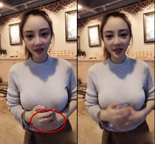 Lý Tiểu Lộ xuất hiện trong đoạn video với tâm trạng tốt, trên tay có nhẫn cưới lấp lánh.