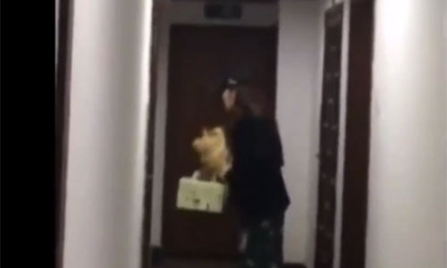 Trước đó, cư dân mạng truyền tay nhau đoạn video được cho là của Nam Em với dòng chú thích: “Nam Em chơi lớn thiệt. Mua bánh sinh nhật và hoa để trước căn hộ của Trường Giang. Vầy đi cho bỏ tật”.