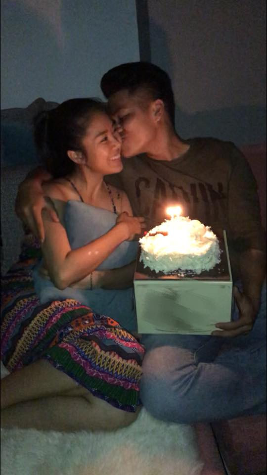 Cuộc sống hạnh phúc của Lê Phương và Trung Kiên.