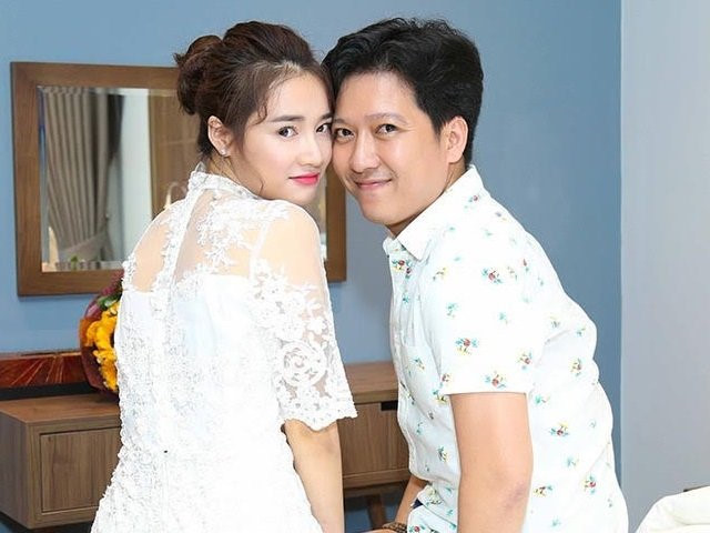 Nhã Phương và Trường Giang. Ảnh: Zing