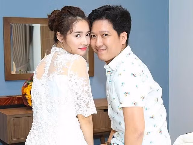 Nhã Phương và Trường Giang. Ảnh: Zing