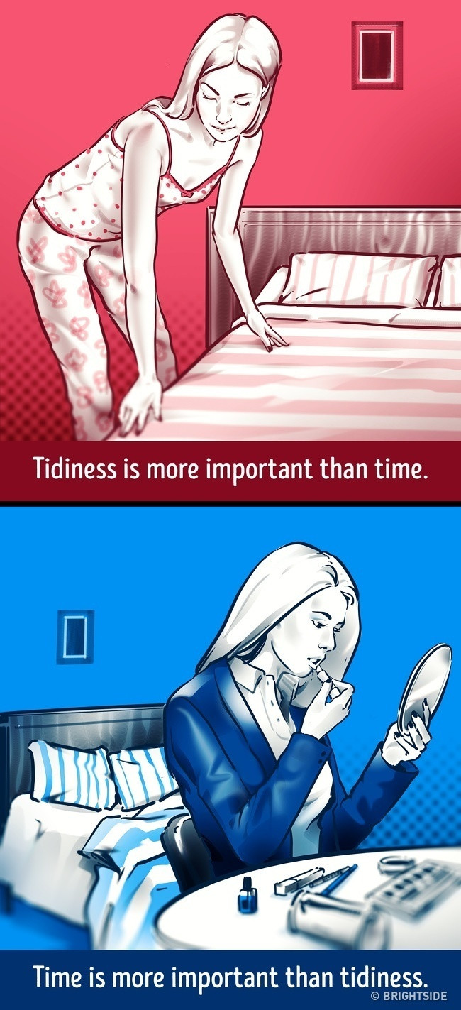 2. Bạn có dọn giường vào buổi sáng không? Danielle Kepler - nhà tâm lý học gia đình tin rằng, câu hỏi đơn giản này trong buổi hẹn hò đầu tiên giúp bạn hiểu tính cách của đối phương: sạch sẽ, gọn gàng và biết cách sắp xếp thời gian hay không, họ thích cuộc sống chậm chạp hay muốn sống gấp gáp. Câu hỏi này cũng giúp bạn tiếp tục cuộc trò chuyện và tìm hiểu xem người đó thích khởi đầu ngày mới như thế nào.