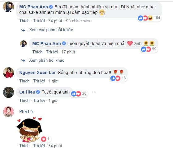 MC Phan Anh, Lê Hiếu, Pha Lê, Xuân Lan và các sao Việt ngưỡng mộ hành động của doanh nhân Nguyễn Hoài Nam.