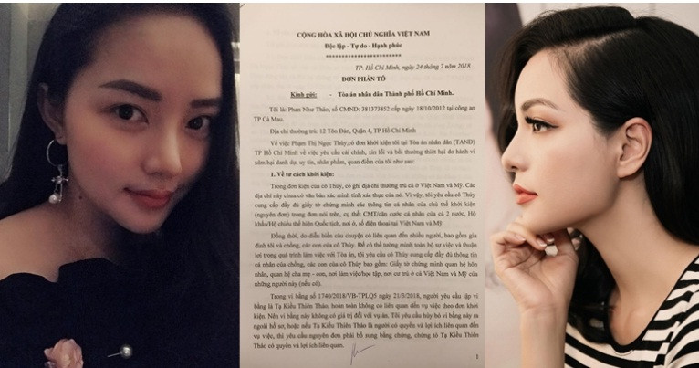 Bi report don phan to Ngoc Thuy, Phan Nhu Thao buc xuc