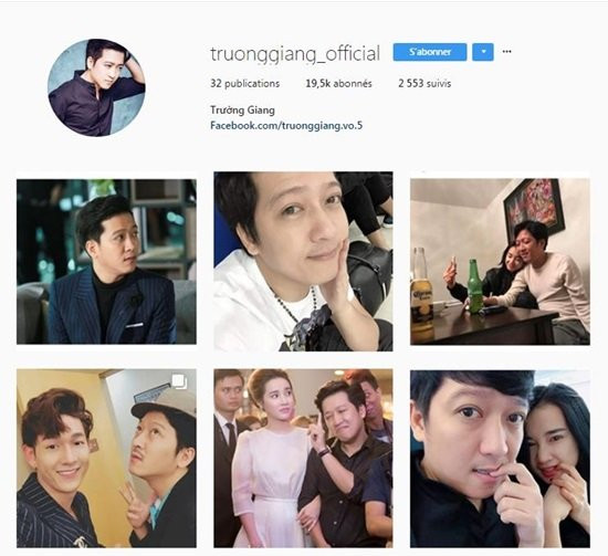 Những tài khoản lấy tên của nghệ sĩ Trường Giang đều có rất nhiều lượt theo dõi.