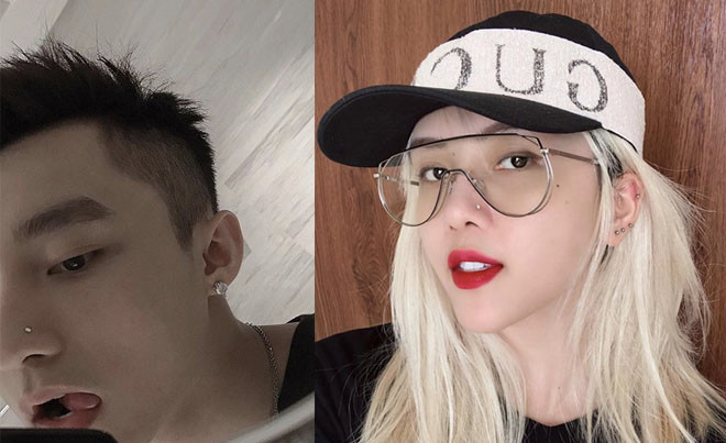 Vào thời điểm Sơn Tùng khoe ảnh xỏ khuyên mũi trên trang cá nhân, bạn gái tin đồn của nam ca sĩ cũng lên mạng chia sẻ thành quả và kể lại quá trình "đau xoắn hết cả người" với mốt thời trang này.