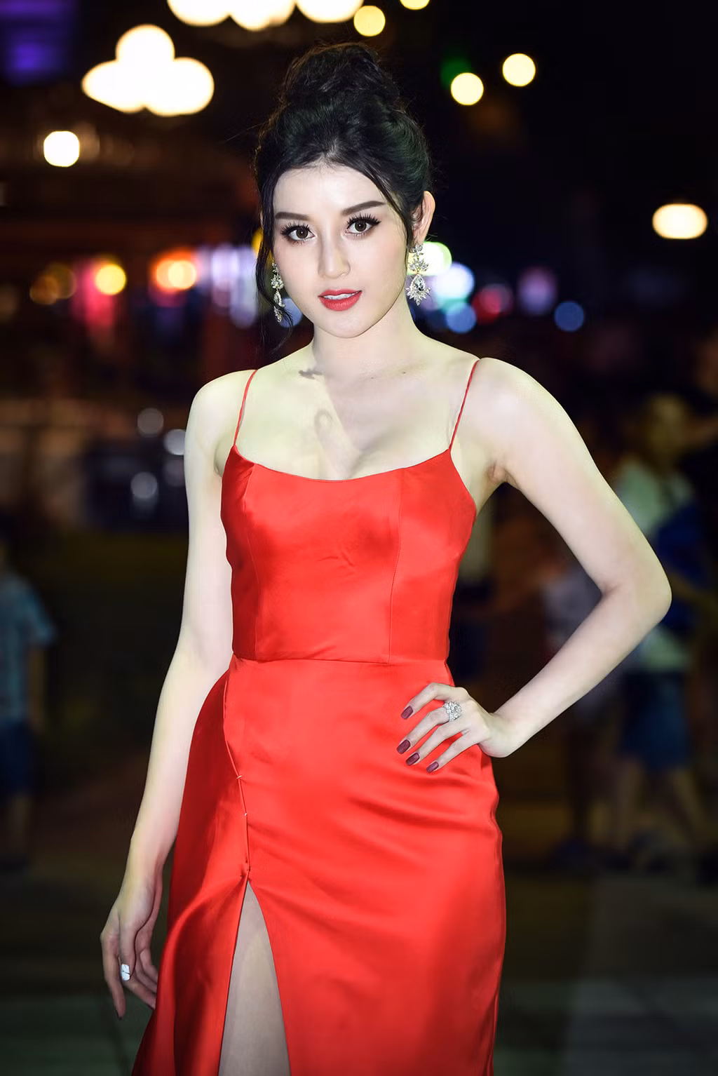 Á hậu Huyền My, cô là nhan sắc nổi bật tại cuộc thi Hoa hậu Việt Nam năm 2014.