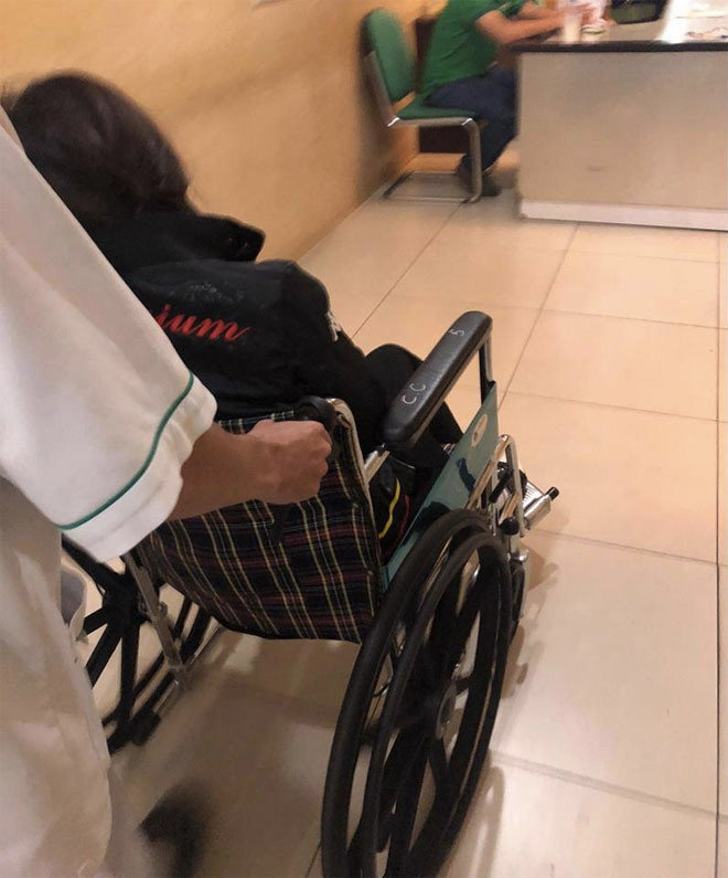 Lam Vy Da nhap vien trong dem, huy toan bo lich dien