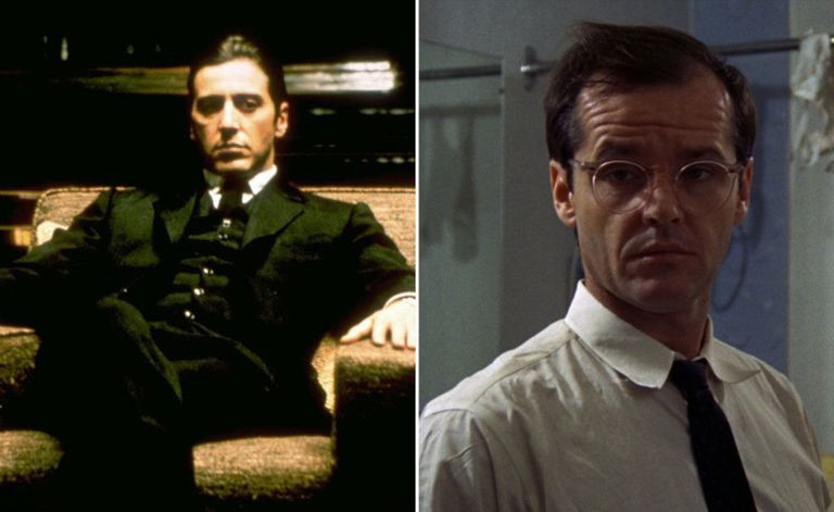  Jack Nicholson: Với ba giải thưởng Oscar và hàng loạt vai diễn kinh điển, Jack Nicholson chắc chắn là huyền thoại hàng đầu Hollywood. Song, người hâm mộ tài tử 81 tuổi có quyền cảm thấy tiếc nuối khi ông từ chối vai diễn Michael Corleone trong bộ phim The Godfather - Bố già (1972). Thay vào đó, ông lại chọn một dự án ít nổi tiếng hơn vào cùng thời điểm là The King of Marvin Gardens (1972). Sau này, Jack Nicholson giải thích rằng ông nghĩ mình không hợp với vai Michael Corleone, và nhân vật nên được dành cho một diễn viên người Italy.