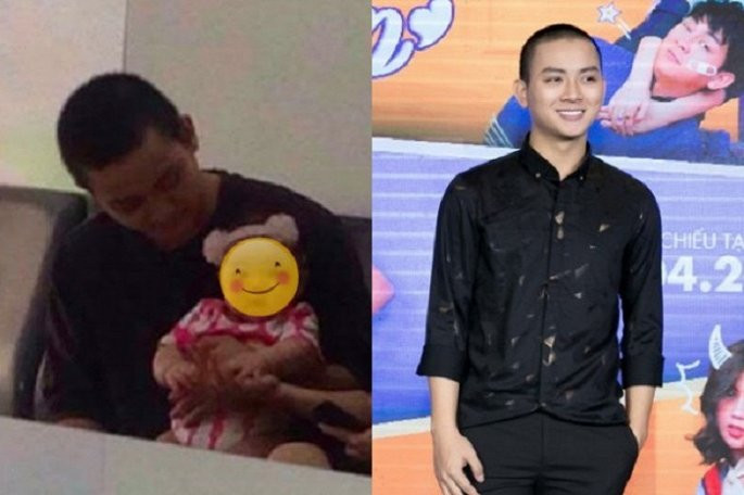 Hình ảnh làm dấy lên nghi vấn Hoài Lâm đã có con với bạn gái.