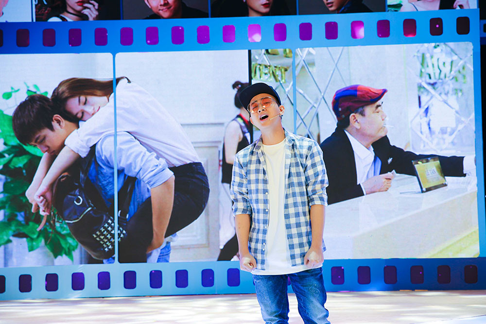 Hoài Lâm thể hiện một đoạn trong ca khúc mới toanh có tựa đề “Yêu thương ngày đó” - nhạc phim "Yêu em bất chấp".