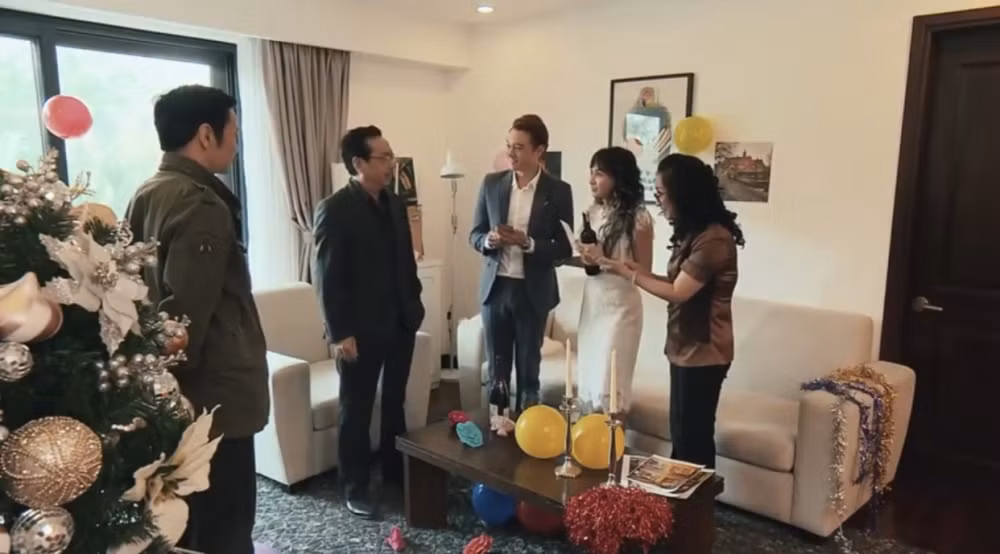 Đoạn video quy tụ dàn diễn viên của "Sống chung với mẹ chồng" và "Người phán xử".