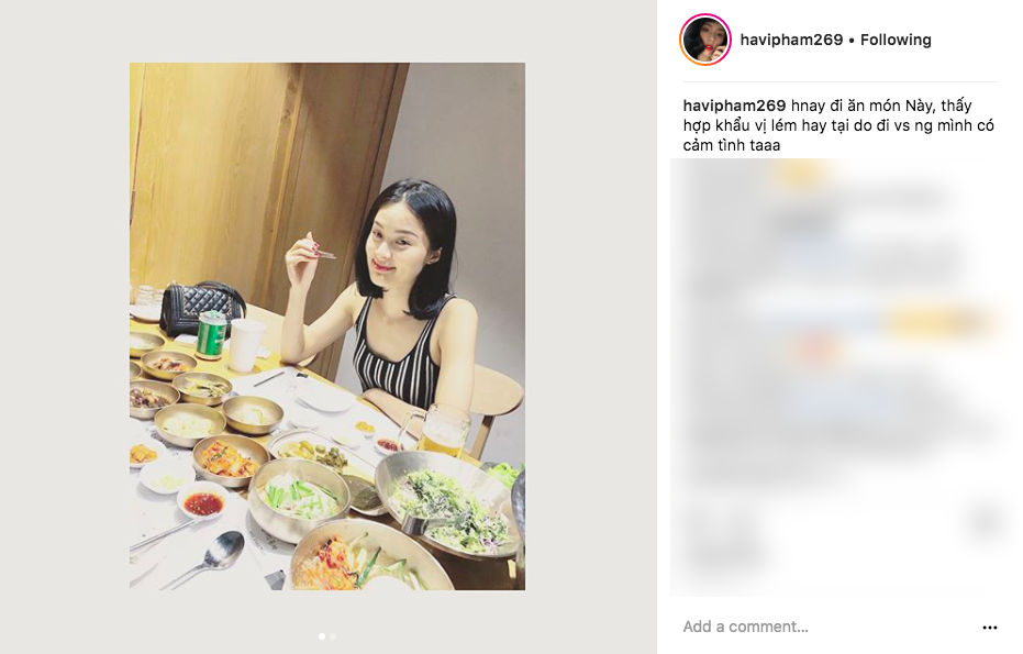 Hạ Vi từng úp mở về chuyện cô có bạn trai.