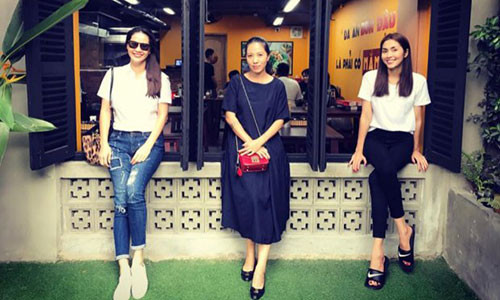 Tăng Thanh Hà và Thân Thuý Hà xuất hiện bên cạnh Thuỳ Trang - vợ Phạm Anh Khoa.