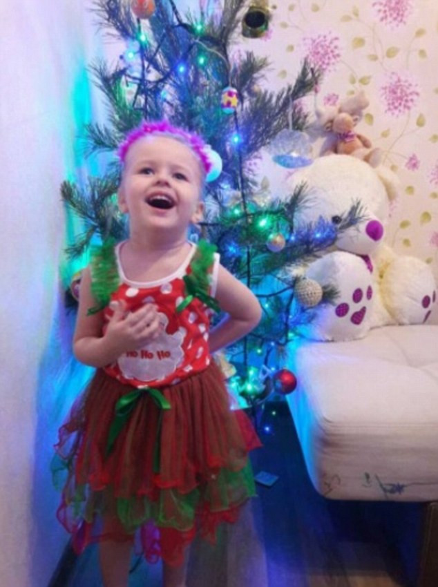 Arina mới 4 tuổi ở thời điểm bị giết.