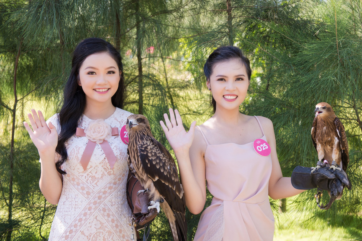 Thí sinh Hoa hậu Việt Nam hào hứng với các hoạt động bên lề cuộc thi.