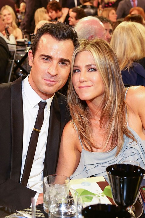 Jennifer Aniston và Justin Theroux thuở còn mặn nồng.