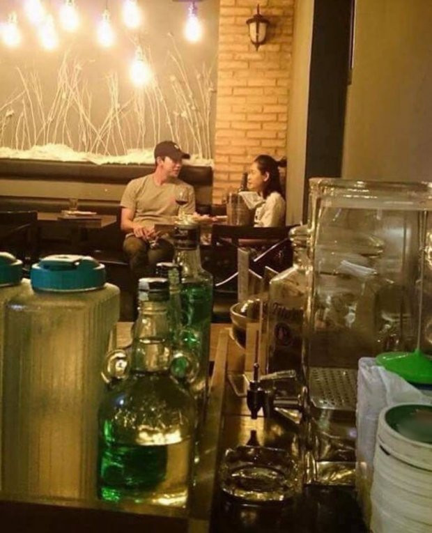 Hình ảnh hẹn hò của Chi Pu và mỹ nam Hàn Quốc bị tung lên mạng.