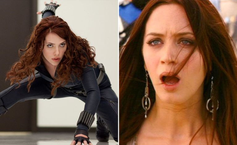  Emily Blunt: Minh tinh 35 tuổi là gương mặt sáng giá mà xứ sở sương mù đã trình làng trong khoảng hơn một thập kỷ qua. Trên thực tế, Emily Blunt mới là cái tên đầu tiên được Marvel Studios nhắm cho vai Black Widow ở Iron Man 2 (2010), chứ không phải Scarlett Johansson. Đáng buồn thay, do một hợp đồng khác đã ký từ trước và bị vướng lịch, cô buộc phải tham gia Gulliver’s Travels (2010) - bộ phim tẻ nhạt của danh hài Jack Black. Cá nhân Emily Blunt không cảm thấy tiếc nuối về điều đó. Nhưng thực lực diễn xuất của cô thực sự khiến nhiều người muốn Blunt sẽ tham gia MCU ở một vai trò khác trong tương lai.