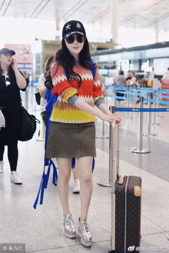 Hình ảnh thời trang thường thấy của Phạm Băng Băng.