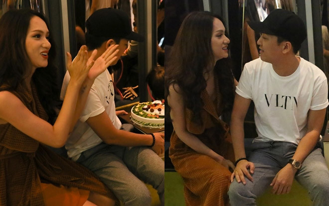 Hương Giang và Trường Giang ngày càng thân thiết sau khi trở thành một cặp trong gameshow Khi đàn ông có bầu.