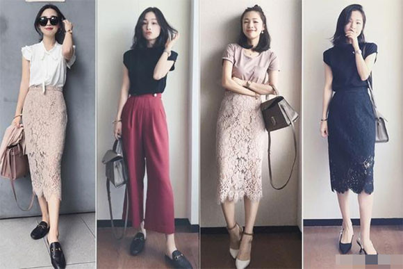 Váy ren là một trong những item được nhiều phụ nữ yêu thích. Một chiếc váy ren kết hợp áo sơ mi hoặc áo phông luôn khiến bạn thu hút mọi ánh nhìn của giới mày râu.