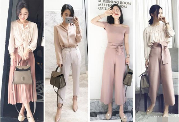 Vốn có thân hình bé nhỏ nên khi bạn mặc trang phục quần dáng suông, áo sơ mi, áo phông sáng màu, bạn sẽ khiến thân hình mình trông đầy đặn hơn. Giày cao gót mũi nhọn cũng góp phần giúp bạn cao trông thấy.