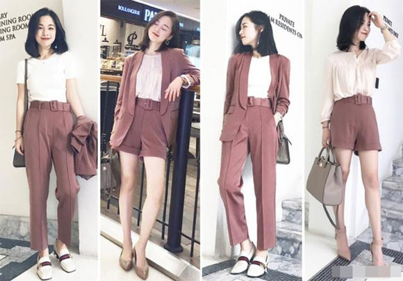 Trang phục có thắt lưng không chỉ tạo điểm nhấn cho vòng eo mà còn khiến người đối diện có cảm giác bạn dài hơn.