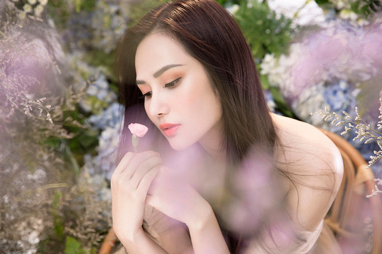 Hình ảnh đẹp mơ màng của Hoa hậu Du lịch toàn cầu 2018 Diệu Linh.