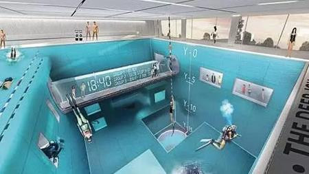 Bể bơi Y-40 tại Montegrotto Terme, Ý.