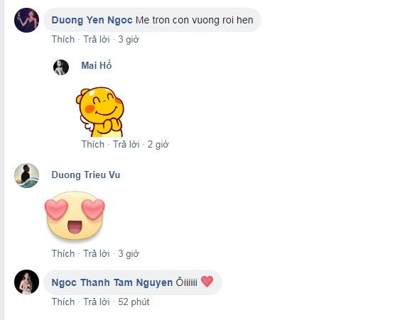 Sao Việt và người hâm mộ chúc mừng Mai Hồ đã sinh con.