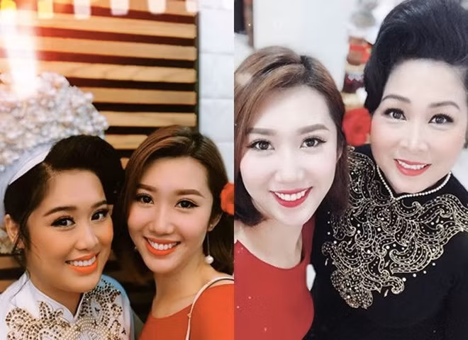 “Đám cưới của cô em mà cô chị cả đêm không ngủ vì nôn nao. Mong em mãi hạnh phúc và xinh tươi như hôm nay, em nhé”, nữ diễn viên chia sẻ trên trang cá nhân.