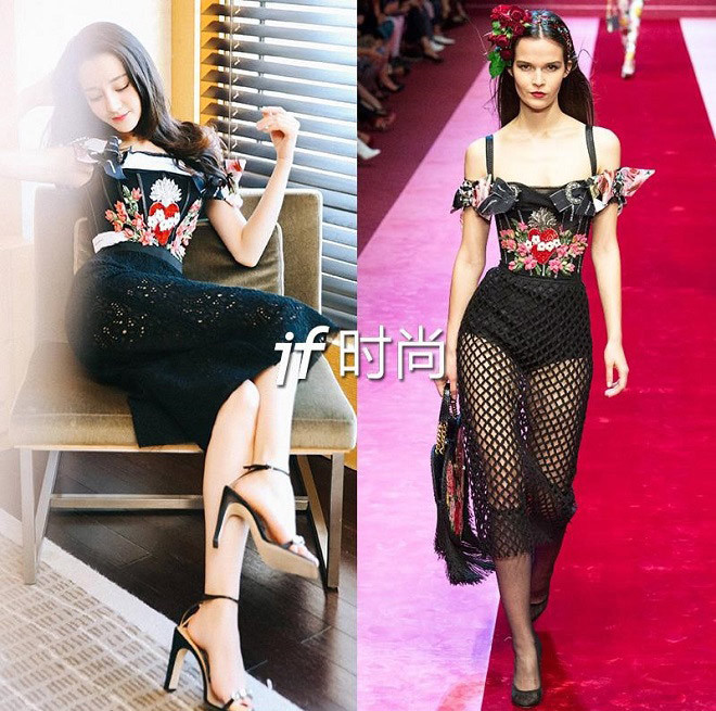 Địch Lệ Nhiệt Ba thường xuyên xuất hiện tại các tuần lễ thời trang danh tiếng như Milan, New York... Ngoài vai trò diễn viên, cô nàng cũng hoạt động như một người mẫu không chuyên, sở hữu phong cách thời thượng, sang trọng nhưng không kém phần gợi cảm, quyến rũ.