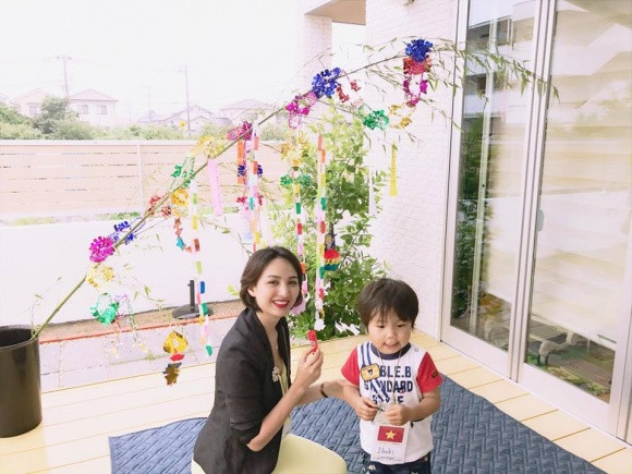 Hoa hậu Ngọc Diễm đang đi công tác ở Nhật Bản.