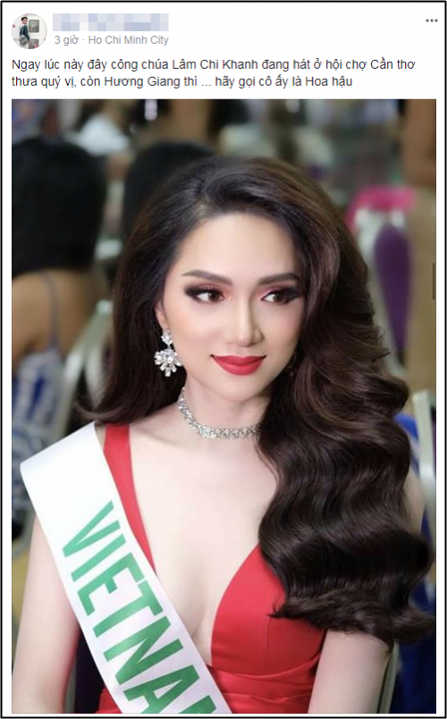 Đăng quang ngôi vị Miss International Queen 2018, tên Hương Giang được hô vang đã đành nhưng trên cộng đồng mạng, “công chúa” Lâm Chi Khanh (Lâm Khánh Chi) còn được người hâm mộ “hò reo” nhiều hơn nữa.