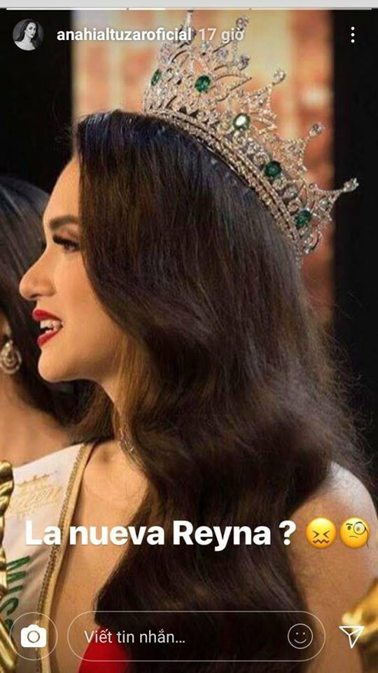 Anahi Christobal Altuzar - thí sinh đến từ Mexico tỏ ra nghi ngờ kết quả của cuộc thi.